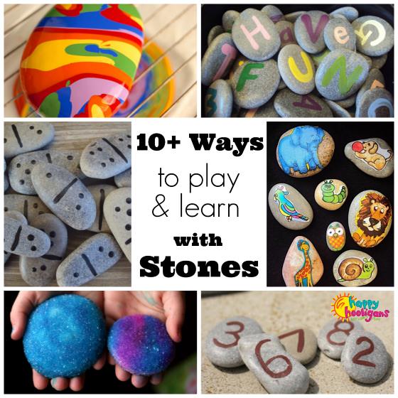 10+ ways to play and learn with stones