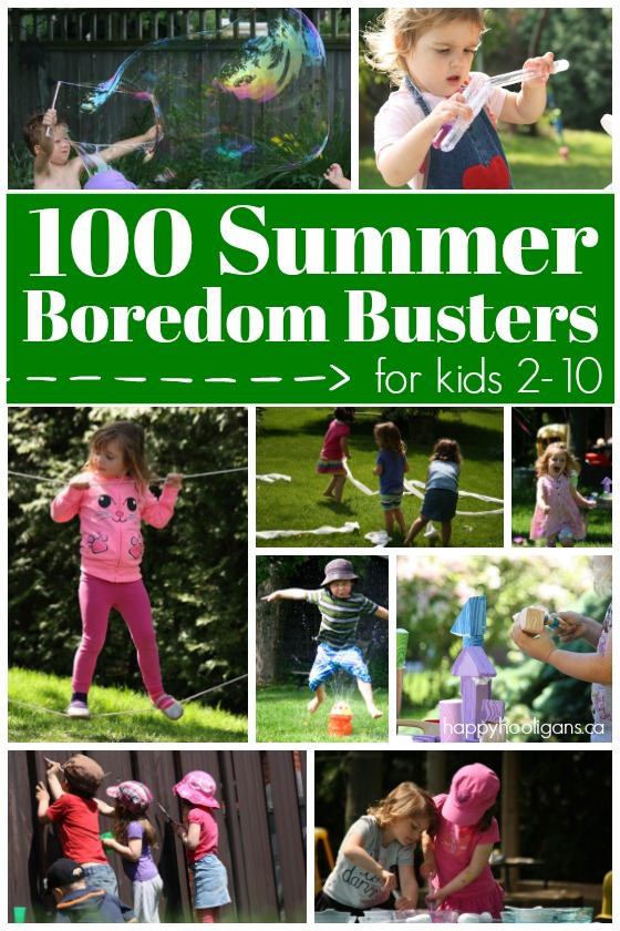 100 Fun Activities for Kids to Do at Home This Summer - Happy Hooligans 