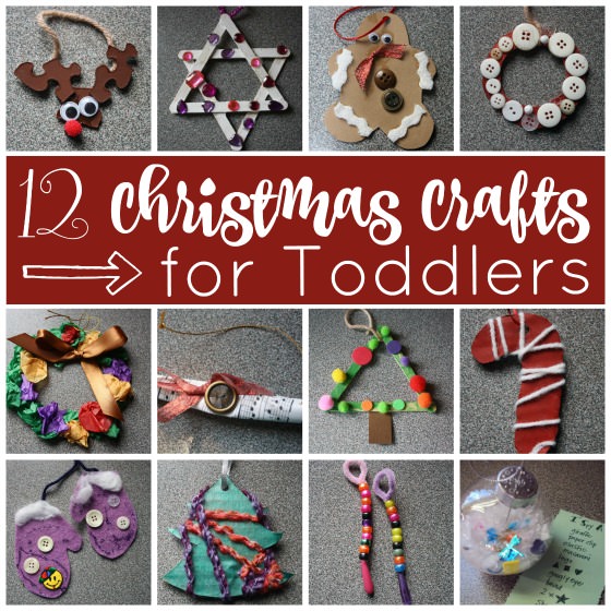 12 Easy Christmas crafts for toddlers and preschoolers