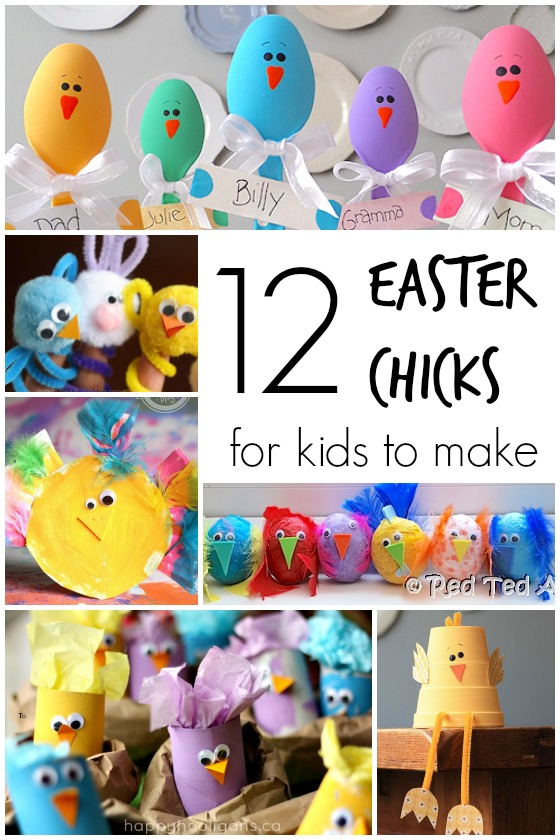 12 Adorable Easter Chick Crafts for Kids to Make - Happy Hooligans