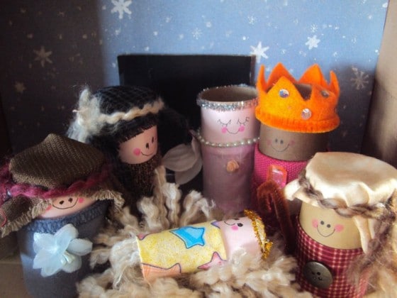 toilet roll nativity set