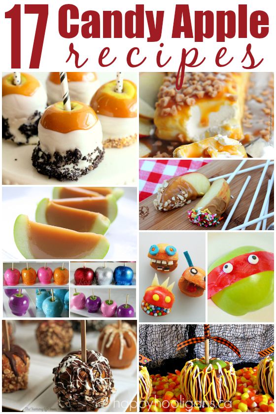 17 Candy Apple Recipes - Happy Hooligans