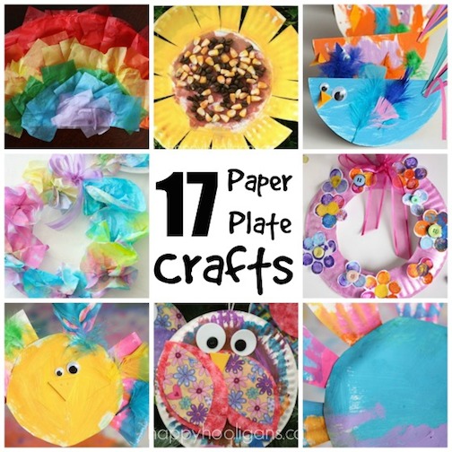 17 Paper Plate Crafts - happy hooligans