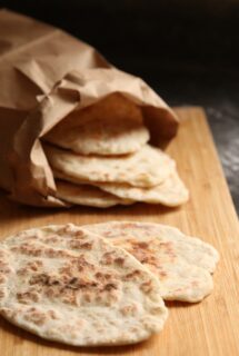 2 ingredient flat bread pin image