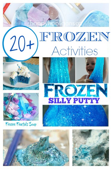 20 Frozen Activities and recipes for kids, inspired by Disney's "Frozen" movie