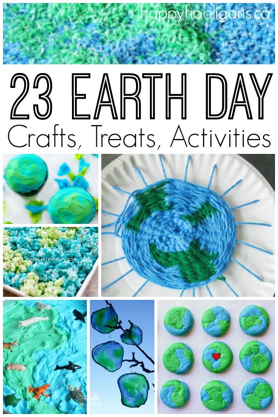 23 Earth Day crafts treats and activities - Happy Hooligans