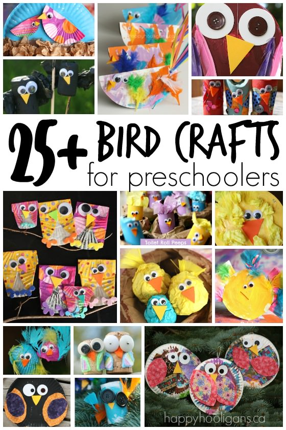 25+ Bird Crafts for Kids