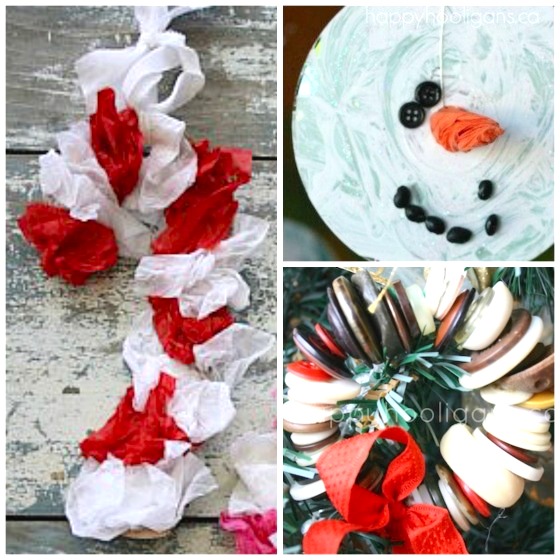 3 easy preschool Christmas crafts