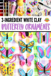 3-Ingredient Clay Dough Butterfly Craft