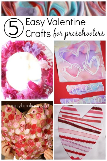 5 more Valentine Crafts for Toddlers and Preschoolers