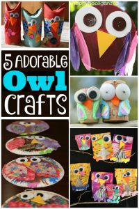 5 Owl Crafts for Kids to Make - Happy Hooligans