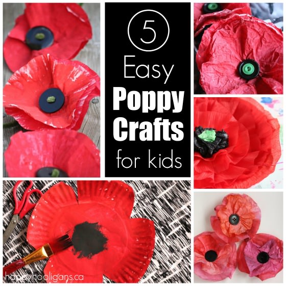 5 poppy crafts for kids