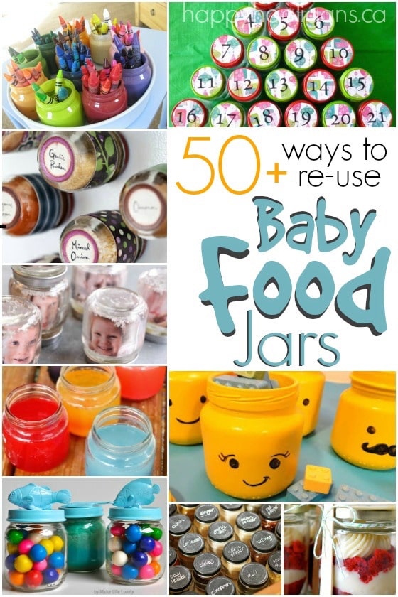 50+ Ways to Re-Use Baby Food Jars - Happy Hooligans