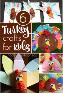 6 Turkey Crafts for Kids