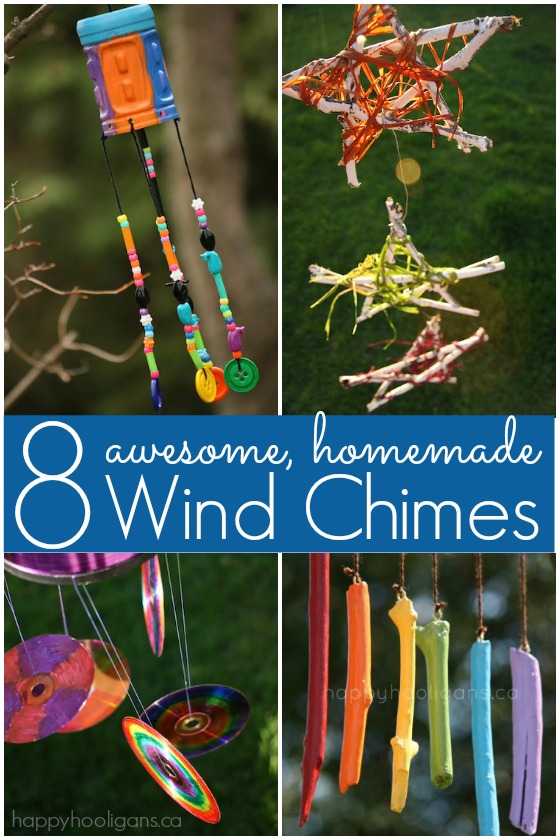 8 awesome homemade wind chimes for kids to make - Happy Hooligans 