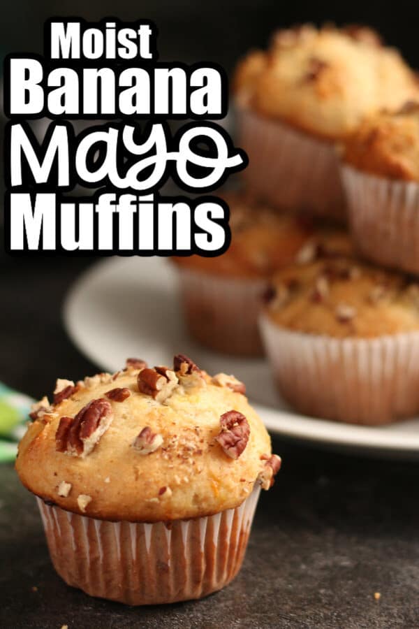 Banana Mayonnaise Muffins