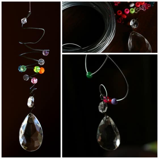 Bead and Bauble Suncatchers