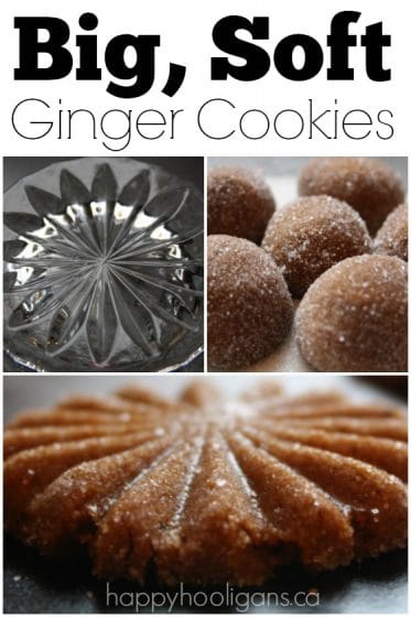 Big Soft Ginger Cookies - Happy Hooligans