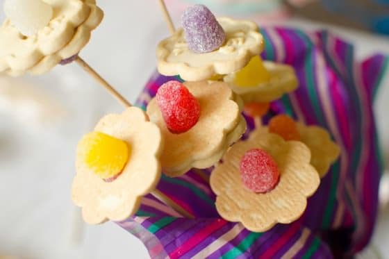 Bouquet of flower cookies