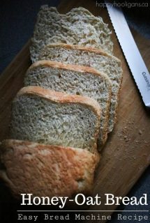 Bread Machine Recipe for Honey Oat Bread