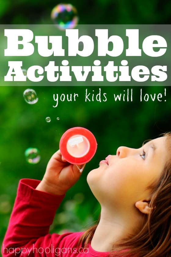 Bubble Activities for kids