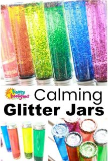 Calm Down Glitter Jars