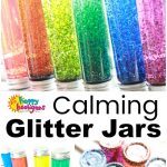 Calming Glitter Jars for Preschoolers