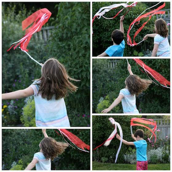 Canada Day Ribbon Wands - Happy Hooligans