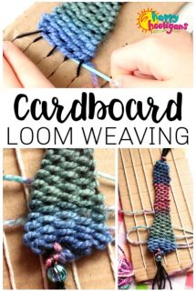 Cardboard Loom Weaving Activity