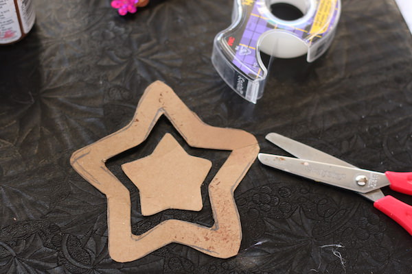 cardboard stars cut out