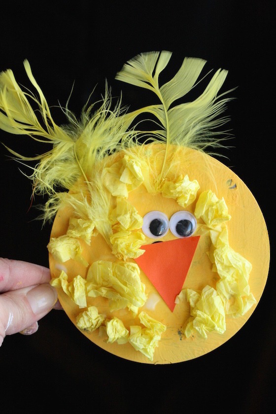 easy cd chick craft for easter