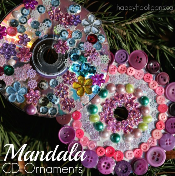 CD Mandala Ornaments