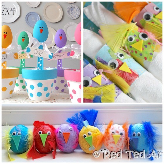 Easter chick crafts for preschoolers to make