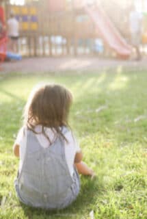 child no friends on playground