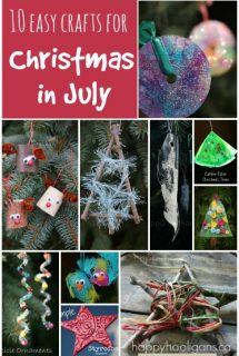 10 simple Christmas in July Crafts