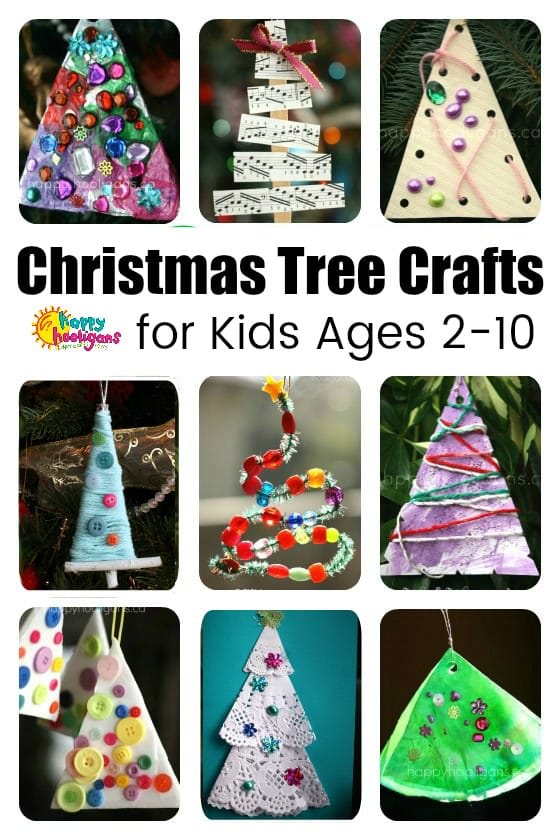 Christmas-Tree-Crafts for Kids