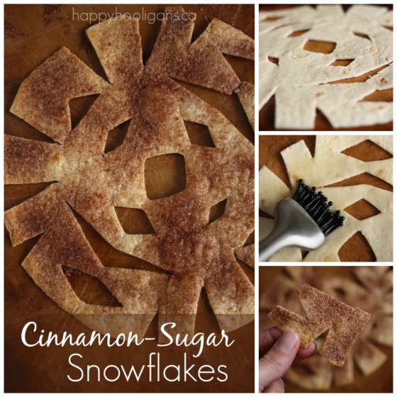 cinnamon sugar snowflakes