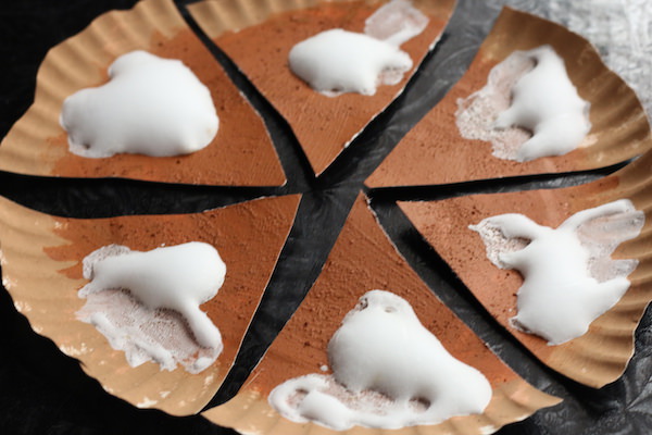 pumpkin pie with puffy whipped cream