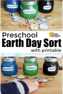 Compost and Recycling Sorting Activity for Earth Day - Happy Hooligans