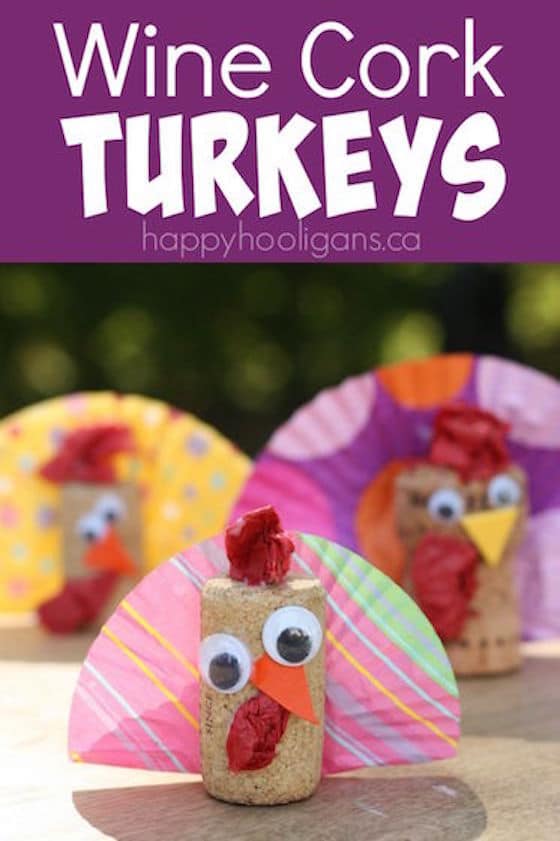 Cork Turkey craft