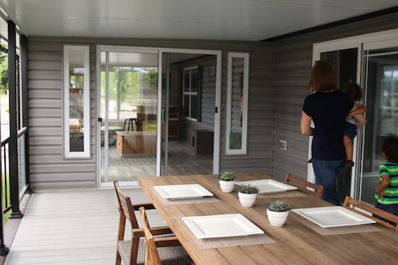 Covered Deck on Mobile Home - Sherkston Shores Beach Resort