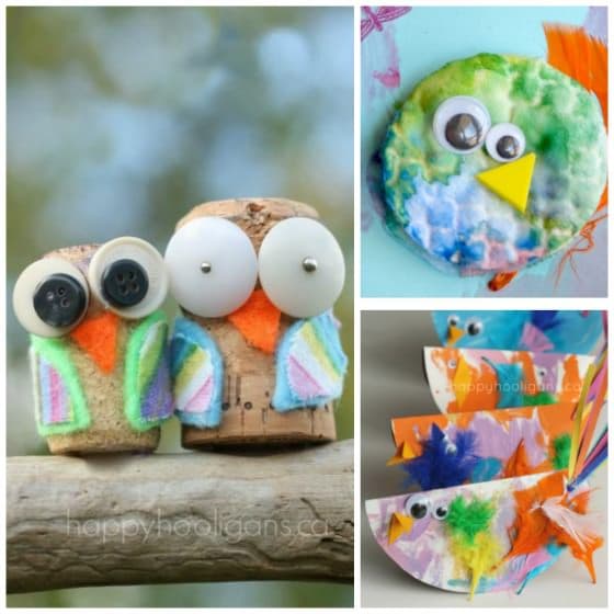 cute and easy bird crafts for kids