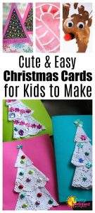 Cute and Easy Christmas Cards for Kids to Make