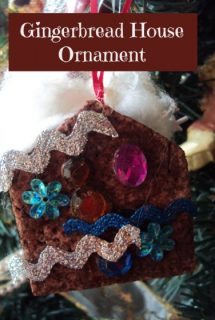 gingerbread house ornament