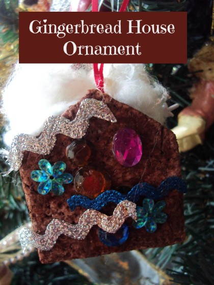 gingerbread house ornament