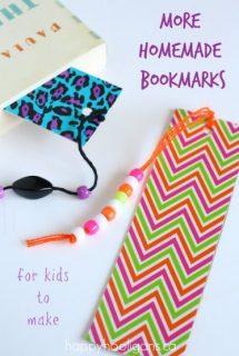 homemade duct tape bookmarks