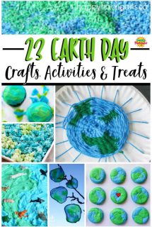 Earth Day Crafts for Kids Feature Collage