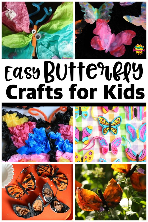 Easy Butterfly Crafts and Butterfly Art for Kids of All Ages