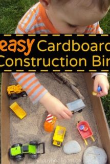 Easy Cardboard Box Construction Bin