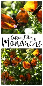 Coffee Filter Monarch Butterflies